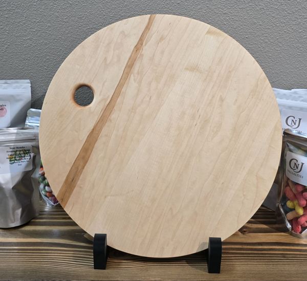 Maple Round Sink Cover